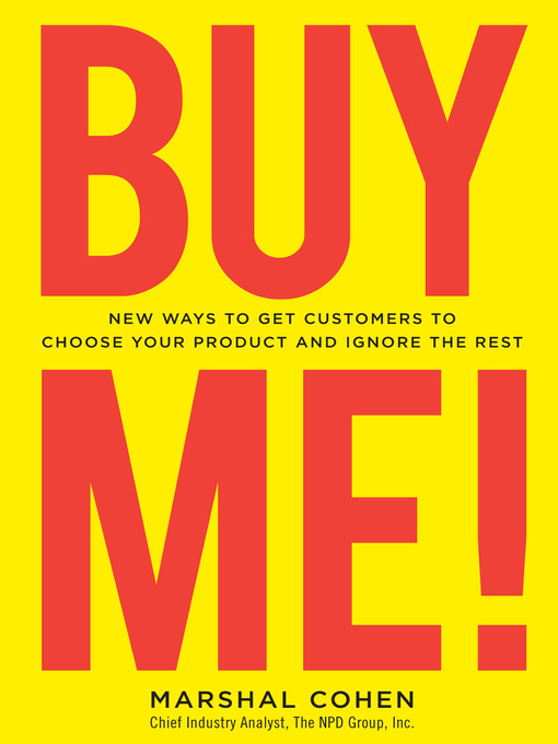 Title details for BUY ME! by Marshal Cohen - Available